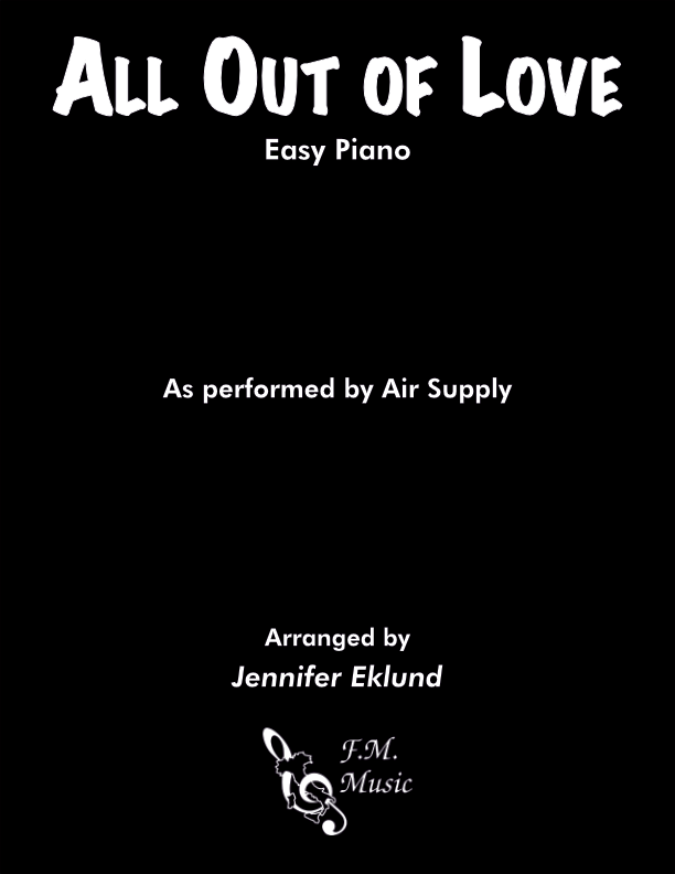 All Out of Love (Easy Piano)